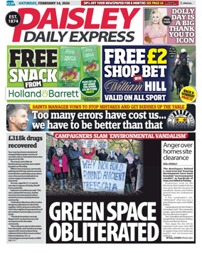Cover of Paisley Daily Express