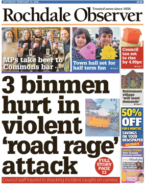 Cover of Rochdale Observer