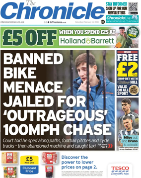 Cover of The Chronicle (UK)