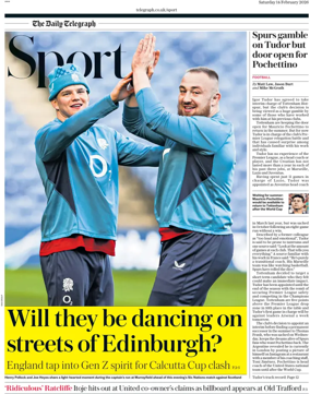 Cover of The Daily Telegraph - Sport Saturday