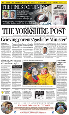 Cover of Yorkshire Post