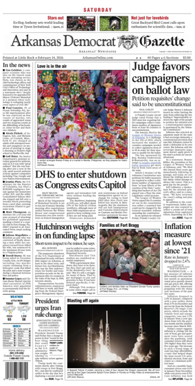 Cover of Arkansas Democrat-Gazette