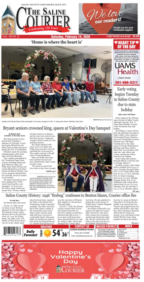 Cover of The Saline Courier Weekend