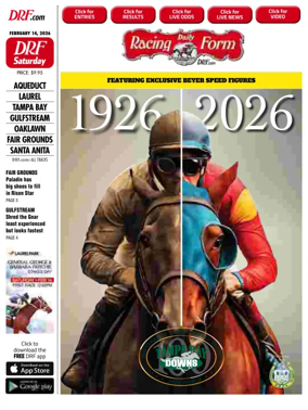 Cover of Daily Racing Form National Digital Edition