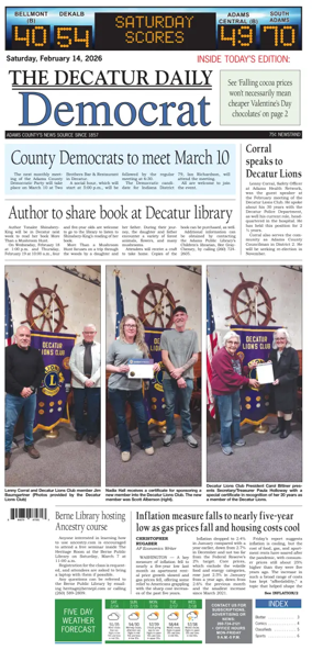 Cover of The Decatur Daily Democrat