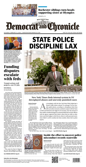 Cover of Democrat and Chronicle