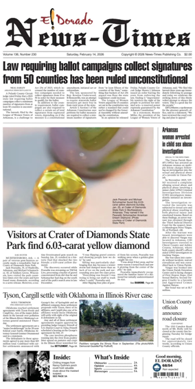 Cover of El Dorado News-Times (VCID - Camden News)