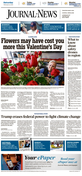 Cover of Hamilton Journal News