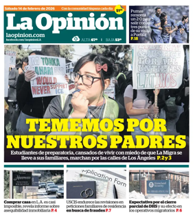 Cover of La Opinion