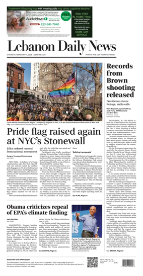 Cover of Lebanon Daily News