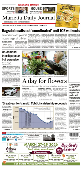 Cover of Marietta Daily Journal