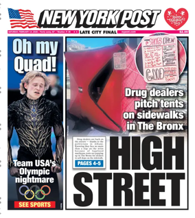 Cover of New York Post