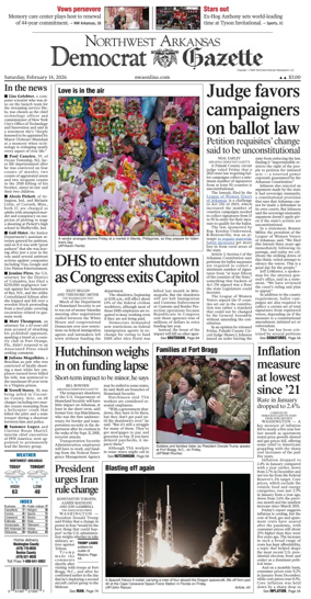 Cover of Northwest Arkansas Democrat-Gazette