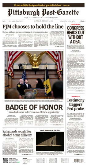 Cover of Pittsburgh Post-Gazette