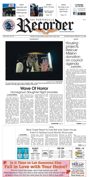 Cover of Porterville Recorder