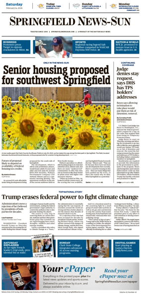 Cover of Springfield News-Sun