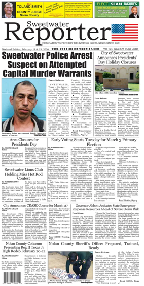 Cover of Sweetwater Reporter