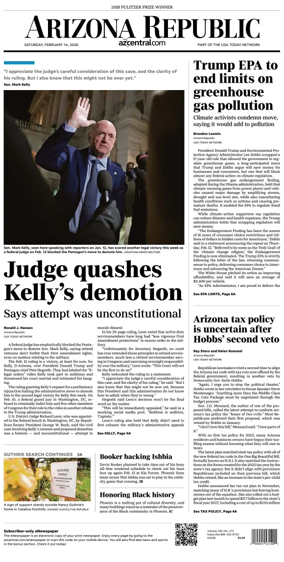 Cover of The Arizona Republic