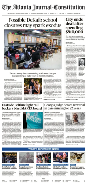 Cover of The Atlanta Journal-Constitution