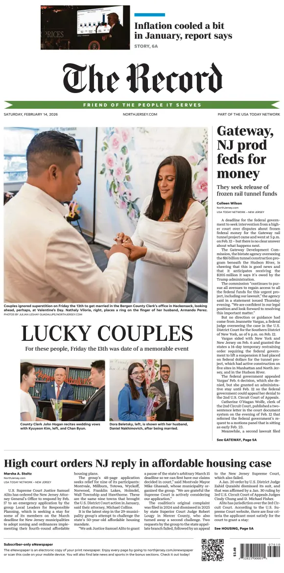 Cover of The Bergen Record