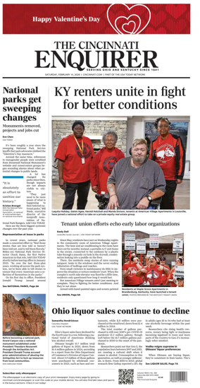 Cover of The Cincinnati Enquirer