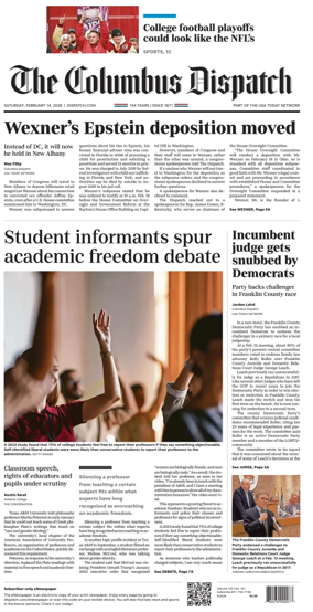 Cover of The Columbus Dispatch