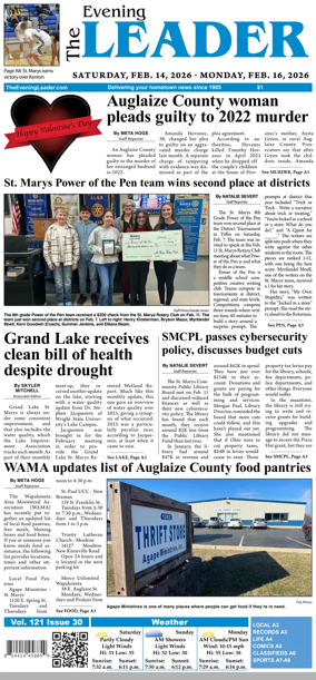 Cover of The Evening Leader