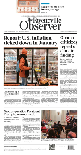 Cover of The Fayetteville Observer