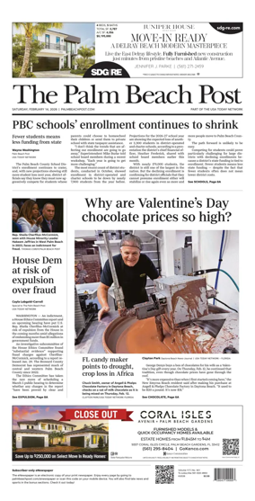 Cover of The Palm Beach Post