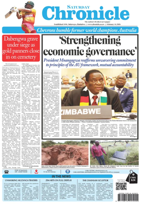 Cover of Chronicle (Zimbabwe)