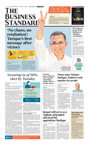Cover of The Business Standard