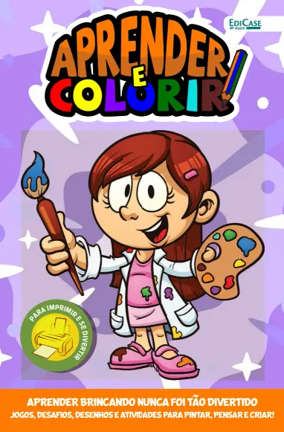 Cover of Aprender e Colorir