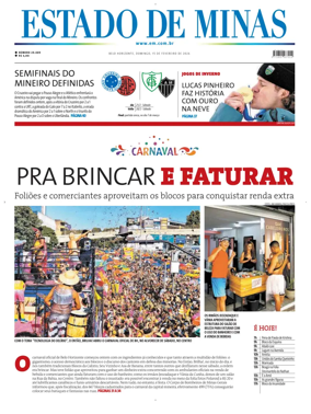 Cover of Estado de Minas (Brazil)