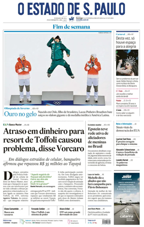 Cover of O Estado de S. Paulo