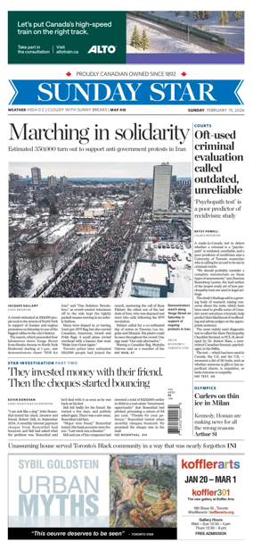 Cover of Toronto Star