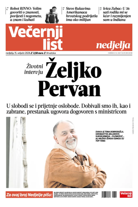 Cover of Vecernji list - Hrvatska