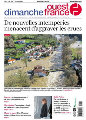 Cover of Dimanche Ouest France (Maine-et-Loire)