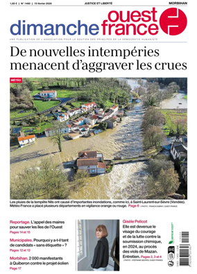 Cover of Dimanche Ouest France (Morbihan)