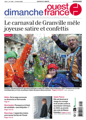 Cover of Dimanche Ouest France (Normandie)