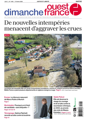 Cover of Dimanche Ouest France (Sarthe)