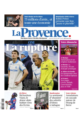 Cover of La Provence Martigues-Istres-Vitrolles-Marignane