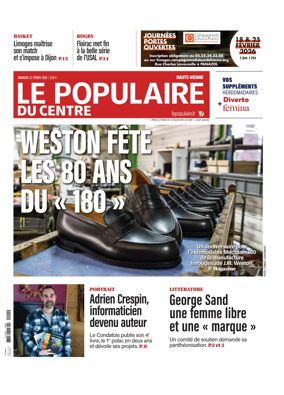 Cover of Le Populaire du Centre (Haute-Vienne)