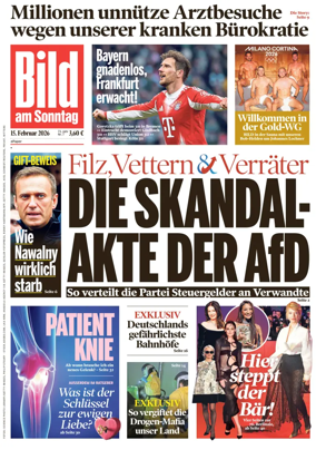 Cover of Bild am Sonntag