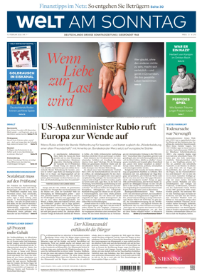 Cover of Welt am Sonntag