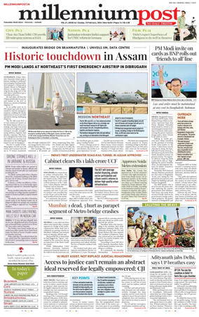 Cover of Millennium Post