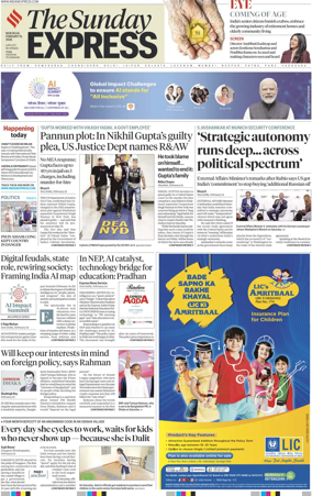 Cover of The Indian Express