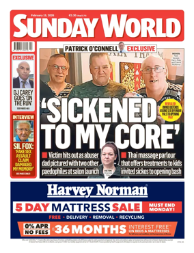 Cover of Sunday World (Ireland)