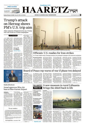 Cover of Haaretz english edition