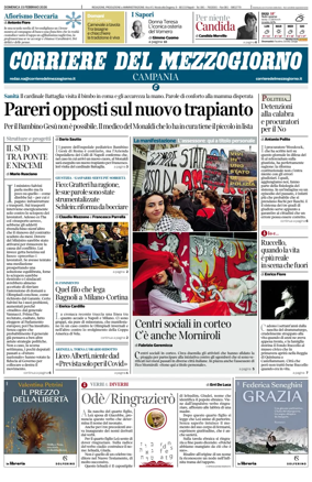 Cover of Corriere del Mezzogiorno (Campania)