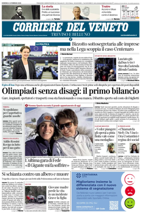 Cover of Corriere del Veneto (Treviso e Belluno)